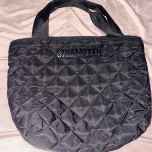 Steve Madden Quilted Black Lunchbox